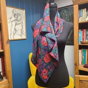 Floral Print Scarf